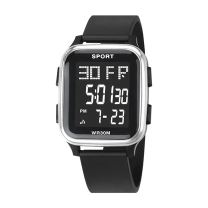 YIKAZE Sports Watch for Men Waterproof Multifunction Electronic Watch Ultra-thin Men's LED Digital Wristwatch for Man Student Techelectronicx