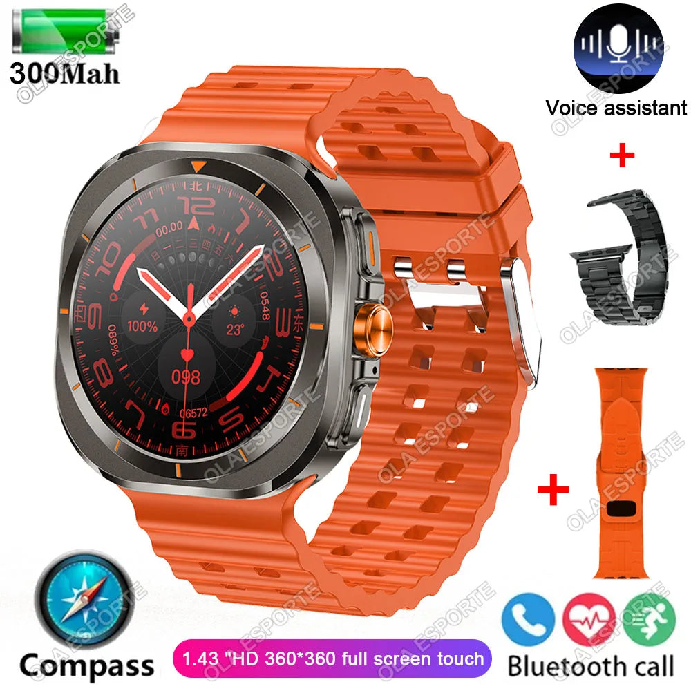 Z7 Ultra Smart Watch Men Women Watch 7 Ultra Amoled 415*415  BT Call Outdoor Sport Compass Watches ECG+PPG Waterproof SmartWatch Techelectronicx