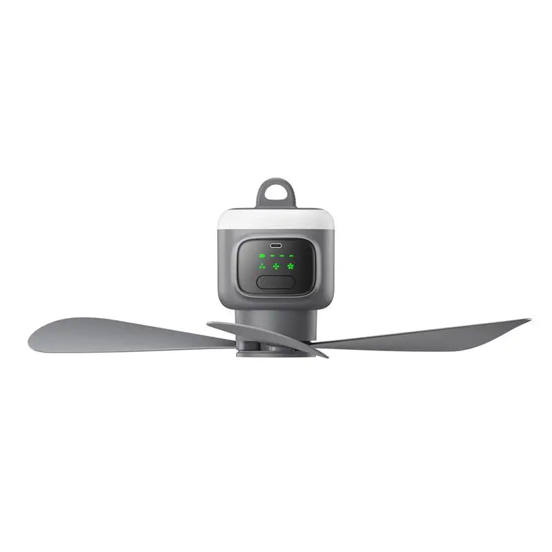 12000mAh Portable Ceiling Fans Outdoor Camping Fan Tent Air Circulator Cooler Rechargeable Electric Fan Remote Control LED Light Techelectronicx