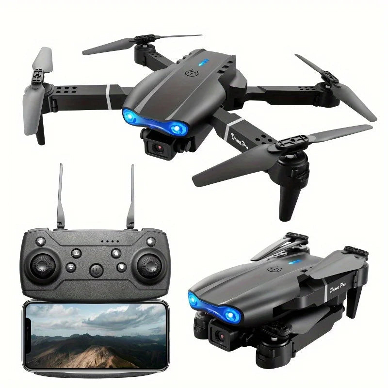 1080P HD Dual Camera E99Pro Drone & Altitude Hold, Beginner Friendly - Long Battery Life, USB Charging, Perfect Gift for Outdoor Techelectronicx