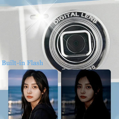 Xiaomi 4K Digital Camera Travel Selfie Camara 50MP HD Dual Lens Zoom Photography Screen Entry-Level Kids Campus Mini Retro Cam - TechElect