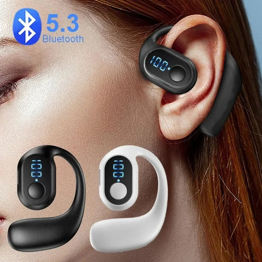 Bluetooth 5.3 Headphone TWS Wireless Ear Hook Earphone HiFi Stereo Noise Reduction Headset Waterproof Earbud for Huawi Xiami - TechElect