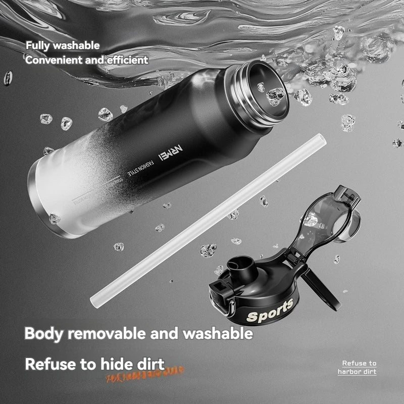1.5L Insulated Water Bottle Stainless Steel Cold Hot Insulated Cup Vacuum Thermos Bottle Double Wall Flasks Techelectronicx