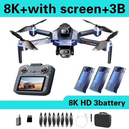 Xiaomi Mijia GT8 FPV Drone Professional 8K HD three Camera 5G Wifi Brushless Motor Aerial Photography Optical Flow RC Quadcopter Techelectronicx