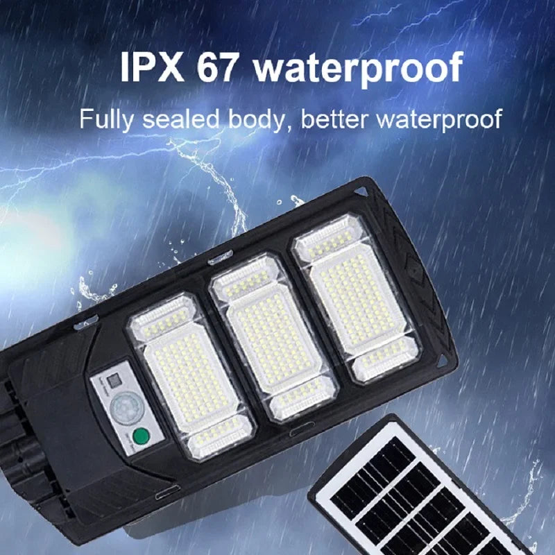 100000LM 2000W/1500W/1000W Solar Led Light Outdoor Powerful Outdoor Motion Sensor Solar Lamp Waterproof Garden Street Lamp TechElect