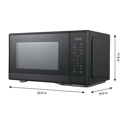 1000W Countertop Microwave Oven 1.1 Cu Ft with 10 Power Levels One Touch Cooking Safety Lock Express Cook Defrost LED Display Techelectronicx