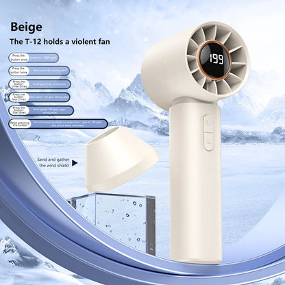 Xiaomi Mijia Mini Bladeless Handheld Fan USB Rechargeable Hand Fan Portable Personal Highspeed Fans Electric Eyelash Fan New Techelectronicx