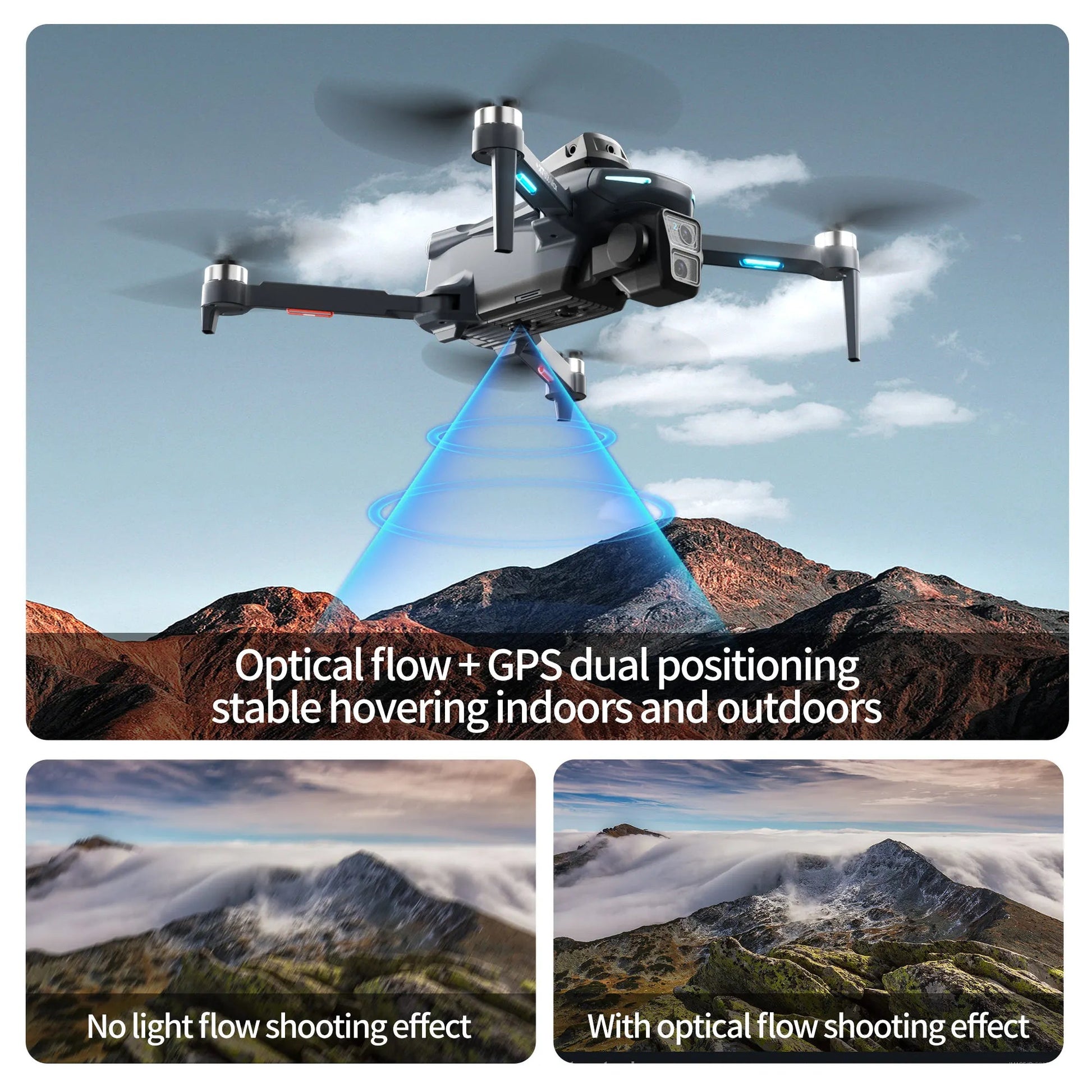 Xiaomi XT606GPS Screen Brushless Aerial Photography Drone 4K HD Dual Camera Brushless Motor 5G WIFI  Remote Control Quadcopter Techelectronicx