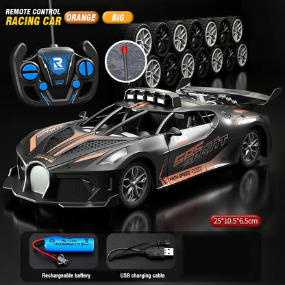 1/18 Rc Car High Speed Drift Sport Cars Remote Control Vehicle Sports Racing Car Toy Model Children Toys for Boys Birthday Gifts Techelectronicx