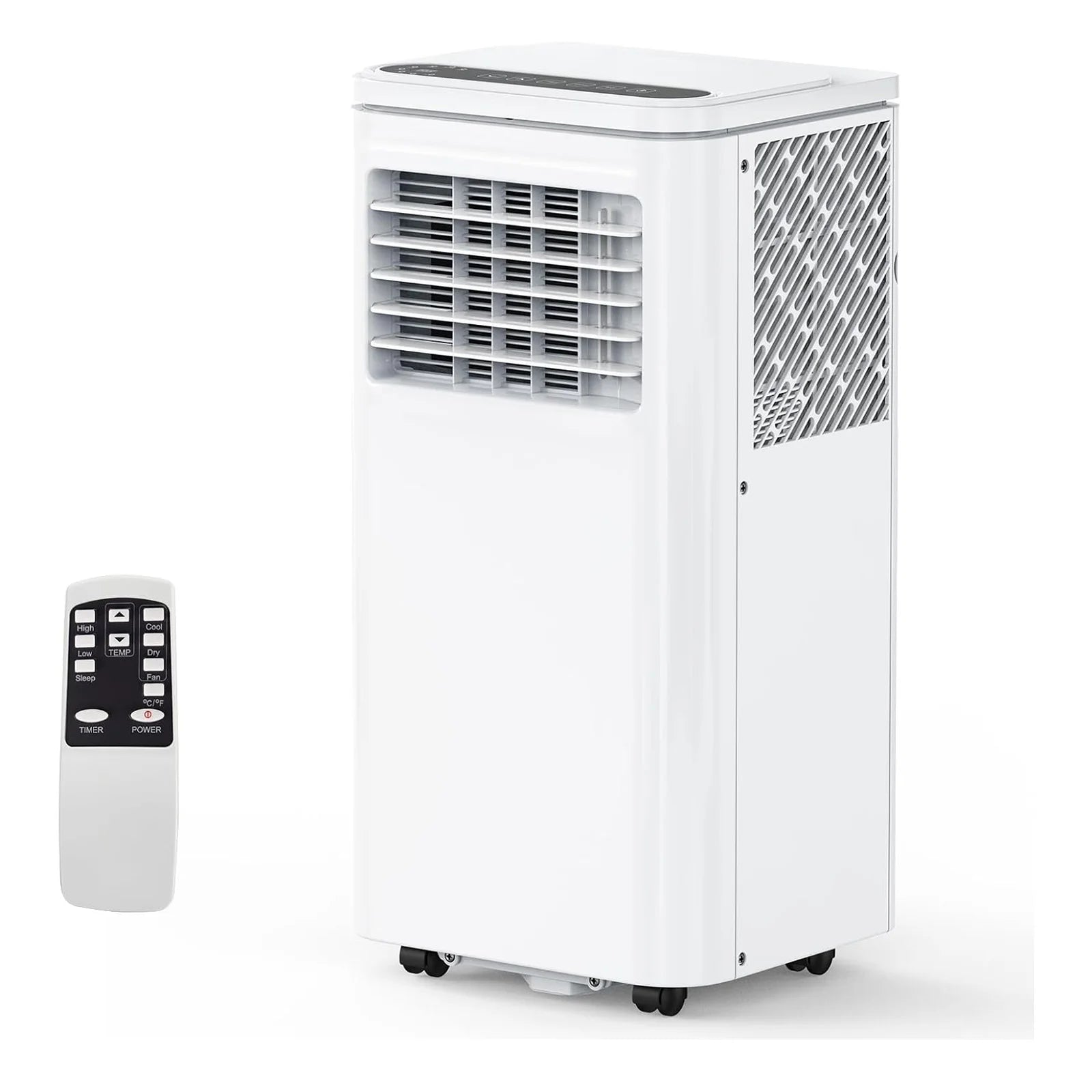 10000 BTU Portable Air Conditioners 3 in 1 Portable AC Unit with Fan & Dehumidifier Remote Control LCD Display, 24H Timer Techelectronicx