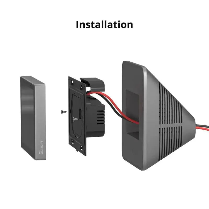 1/4Pcs SONOFF Enclosure Stand Portable Quality Smart Home NSPanel Pro And NSPanel Desktop Wall Shelf Easy Install Techelectronicx