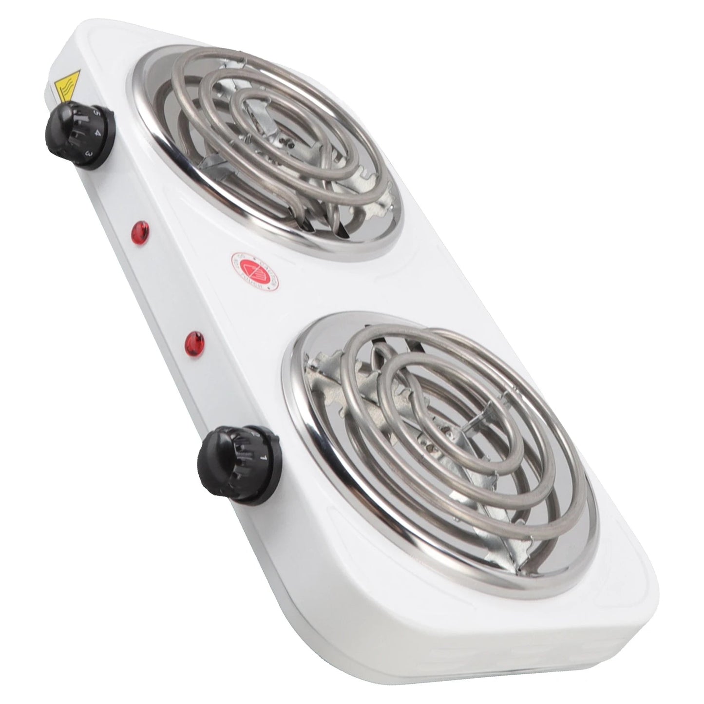 110V Electric Hot Plate US Plug Overheat  Easy To Clean 2  Compact Electric Countertop Stove for Apartments 2000W Techelectronicx