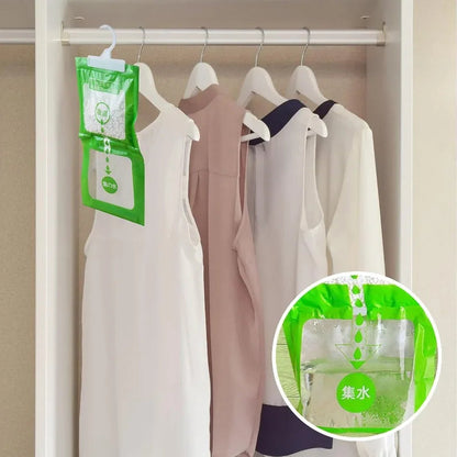 YUANJ 10PCS Moisture Absorber Hanging Drying Clothes Dehumidifier Wardrobe Dehumidifier Dry Bag Indoor Desiccant Eco Friendlya TechElect