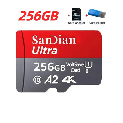 Original SD Card 2TB Large Capacity Memory Card 128GB/256GB Mini TF Card 512GB High Speed Flash Card for PC/Desktops/Mac/Cameras Techelectronicx