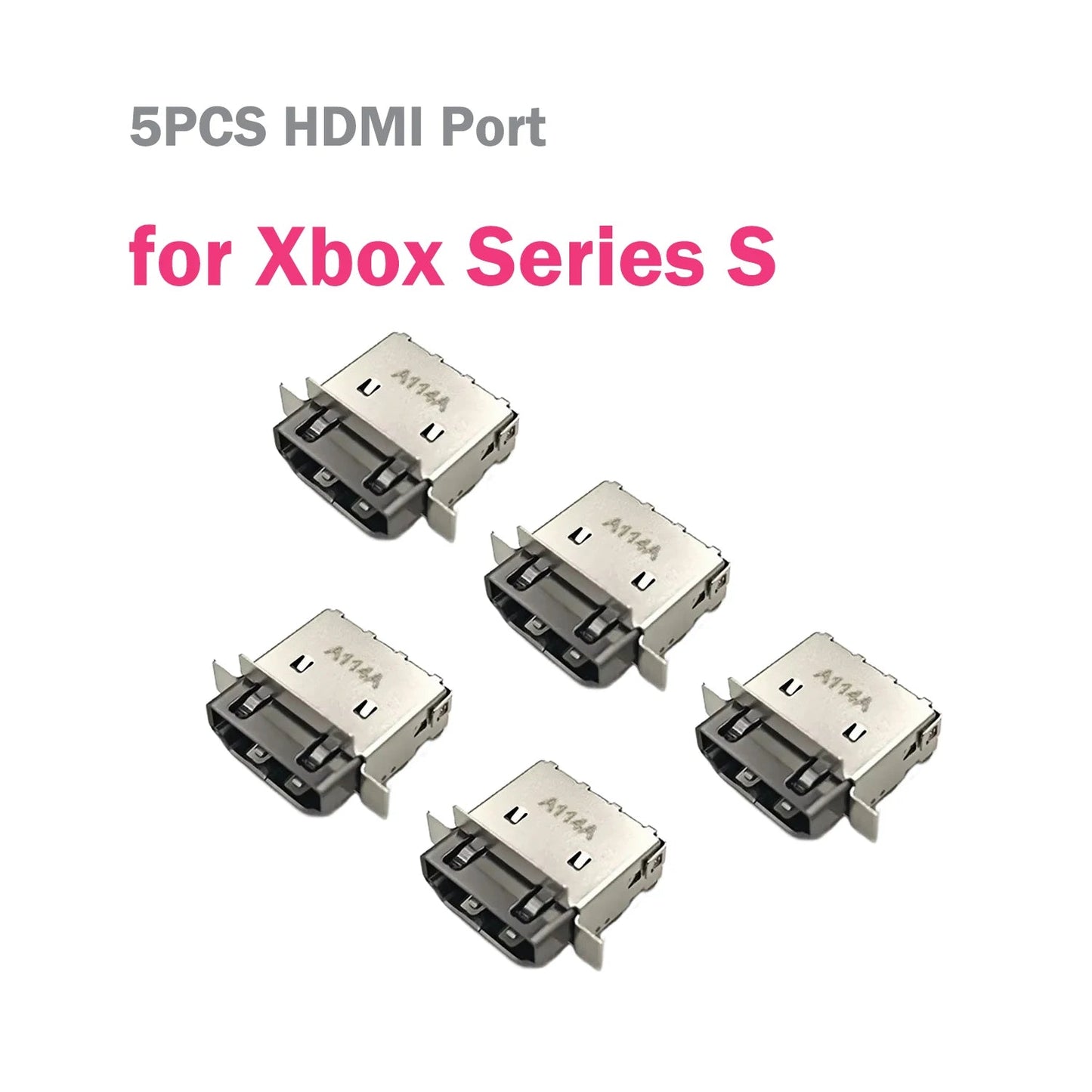 1-10pcs XSS XSX HDMI Port Connector Socket for Xbox Series X / Xbox Series S Replacement HDMI-Compatible Port Socket Connector Techelectronicx