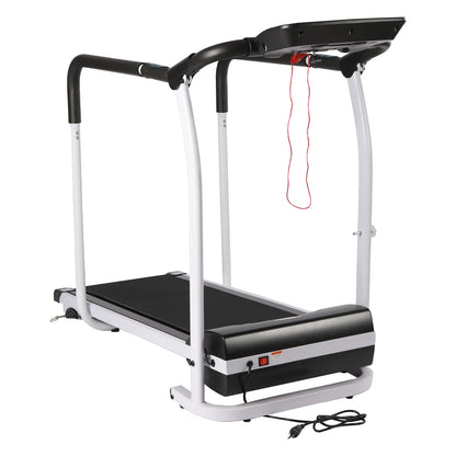 Home Treadmill – 0HP Motor, 0.3-7 MPH Speed, Adjustable Slopes, Anti-Slip Running Belt, 220lbs Capacity for Home Use TechElect