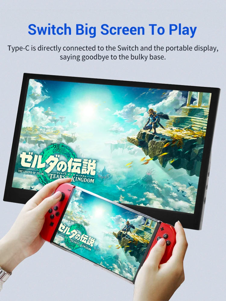 11.6 inch Portable monitor 1366X768 lcd display TFT gaming monitor for pc Raspberry Pi Laptop PS4 Xbox360 switch HDMI-Compatible Techelectronicx