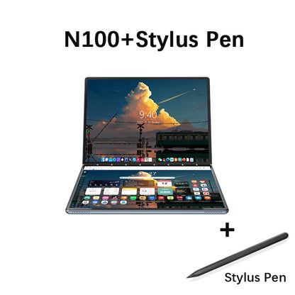YSJMNPC Dual Screen Laptop 10.9+10.95 Inch Touch Screen Notebook Intel i3 1215U N100 WIFI6 2 in 1 Laptop Tablet Computer Techelectronicx