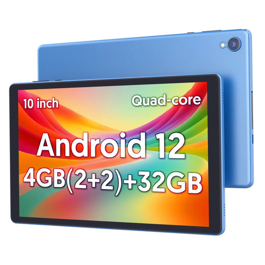 10-inch Android tablet, 4GB (2g+2g memory expansion) RAM+32GB ROM, 1280x800 IPS screen, dual cameras, WiFi, Bluetooth, dual spea Techelectronicx