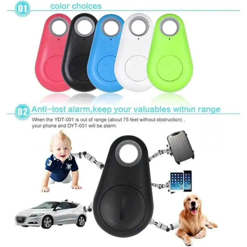 1-5pcs Wireless Mini GPS Tracker Anti-lost Alarm Key Child Bag Wallet Finder Bluetooth APP Locator Smart Tag For Ios and Android Techelectronicx