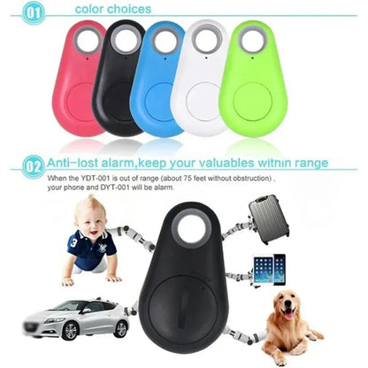 1-5pcs Wireless Mini GPS Tracker Anti-lost Alarm Key Child Bag Wallet Finder Bluetooth APP Locator Smart Tag For Ios and Android Techelectronicx
