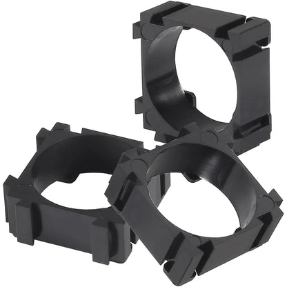 100Pcs 18650 Lithium Battery Holder, Plastic Battery Pack Bracket Cylindrical Cell Battery Stand Cell Spacer for DIY Fixed Batte Techelectronicx