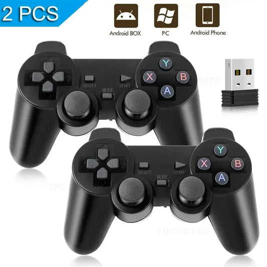 1 PC / 2 PCS 2.4GHz Wireless Gamepad for Game Controller - USB Joystick for PC, Android TV. Control for PC BOX, GAME BOX Techelectronicx
