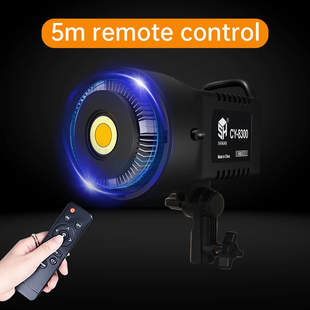 100W Photography LED Video Light  Daylight-Balanced Sun Lamp for Portrait Flash Studio Accessories Youtube Live Techelectronicx