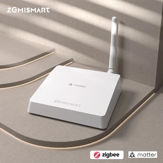 Zemismart Matter Zigbee Hub Smart Home Bridge Gateway Support Google Home SmartThings Homekit App Control Tuya Standard Devices TechElect