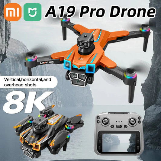 Xiaomi Mijia A19 PRO Drone Aerial Photography professional HD Triple Camera Optical Flow Brushless Motor Foldable GPS Quadcopter Techelectronicx