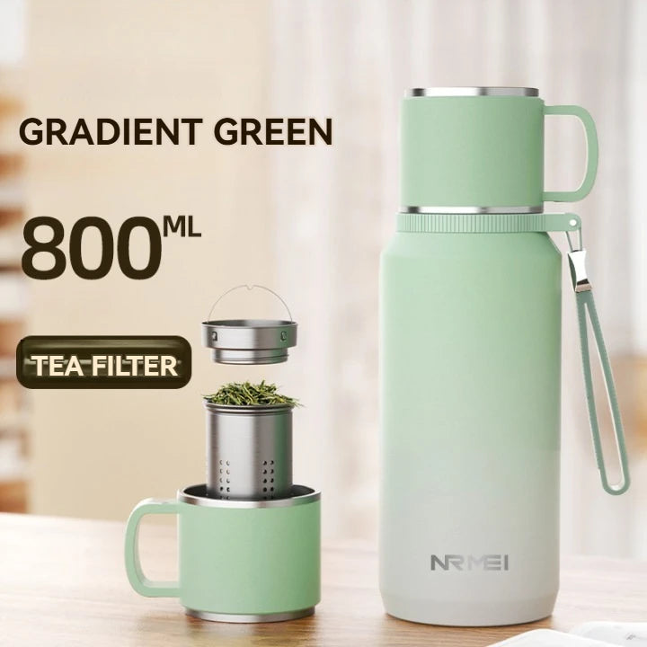 1.5L Thermos water bottle Stainless Steels Vacuum Flask Hot Coffee tea Water Heat Preservation Bottles Cold Tumbler drinkware TechElect