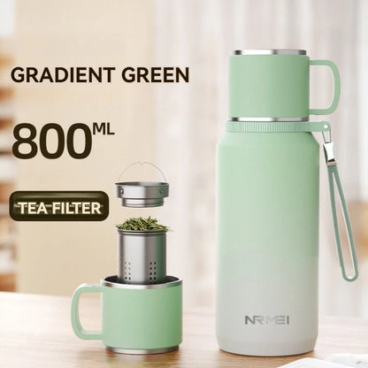 1.5L Thermos water bottle Stainless Steels Vacuum Flask Hot Coffee tea Water Heat Preservation Bottles Cold Tumbler drinkware TechElect