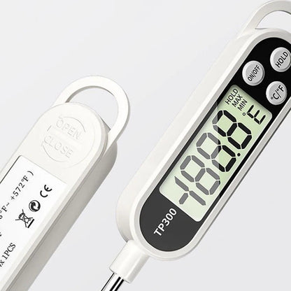 Probe Type Food Thermometer Kitchen Digital Thermometer For Meat Milk Cooking Food BBQ TP300 Electronic Temperature Gauge Tool Techelectronicx