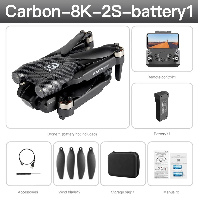 XIAOMI MIJIA Z908 PRO/MAX Drone 8K Aerial Photography professional HD camera 5G WIFI FPV RC Brushless Motor Foldable Quadcopter Techelectronicx