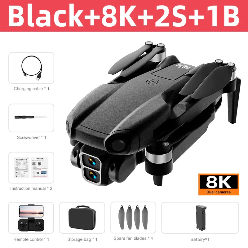 Xiaomi Mijia A888 Pro Drone 8K Professional ESC Dual Camera Localization Obstacle Avoidance 5GWIFI Remote Control Quadcopter Toy Techelectronicx