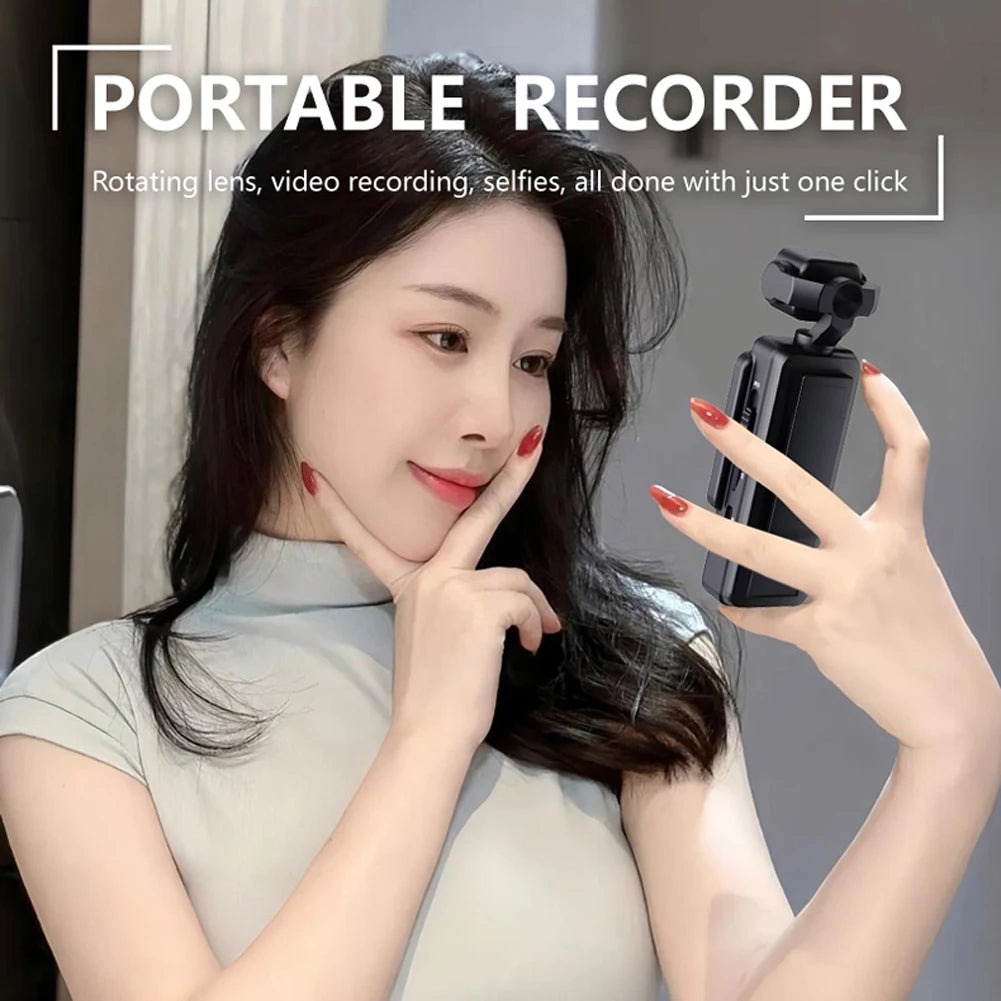 1080P WiFi Sports Wearable Camera Travel Bicycle Driver Recorder Pocket Camera for Motorcycle and Vlogging Tech Electronics
