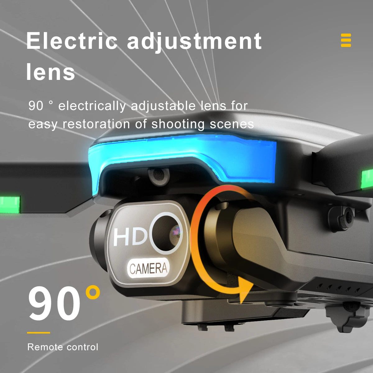 【TYRC H27】Rc camera drone 4K professional high-definition camera brushless motor long-range obstacle avoidance Techelectronicx