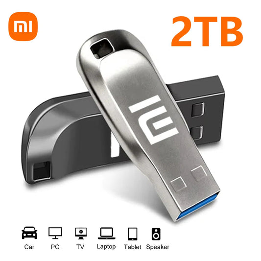 Xiaomi USB 3.2 Pen Drive 2TB Metal High Speed Flash Disk 512GB 256GB USB Memory Stick Pendrive 128GB For PC/Laptop/Ps4 Controler Techelectronicx