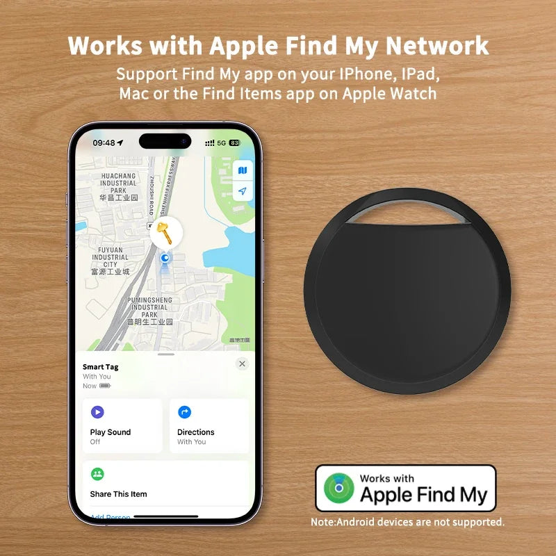 1/2 /4 pcs Anti-lose Tracker for Apple Airtag Replacemen via Find My Bluetooth GPS Tracker For Luggage IOS MFi Key Finder Techelectronicx