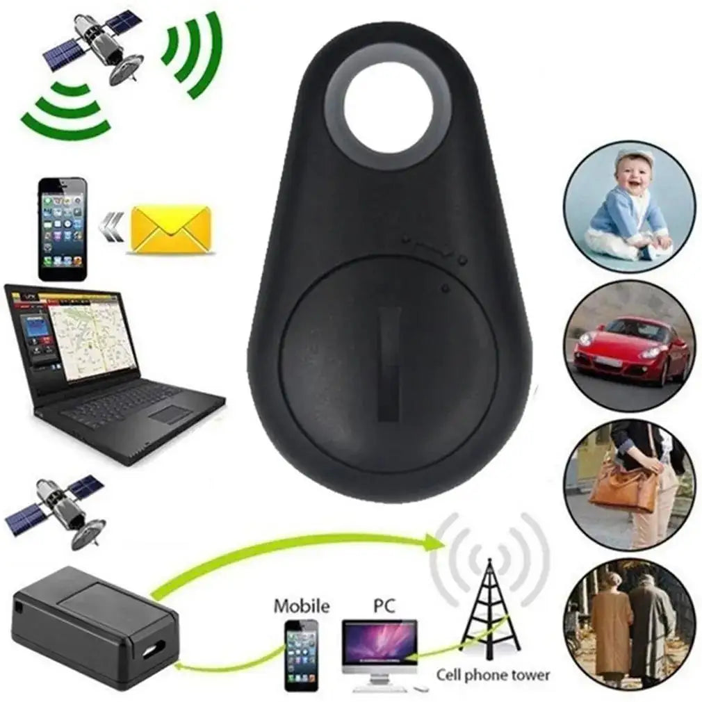 1-5pcs Wireless Mini GPS Tracker Anti-lost Alarm Key Child Bag Wallet Finder Bluetooth APP Locator Smart Tag For Ios and Android Techelectronicx