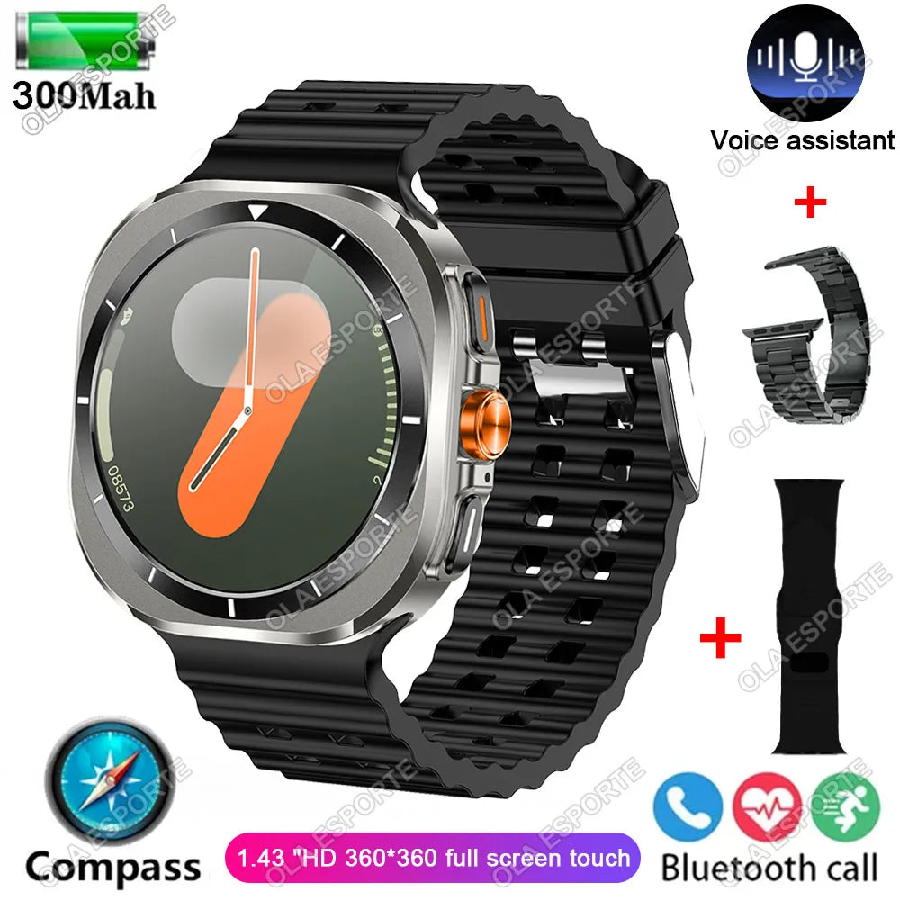 Z7 Ultra Smart Watch Men Women Watch 7 Ultra Amoled 415*415  BT Call Outdoor Sport Compass Watches ECG+PPG Waterproof SmartWatch Techelectronicx