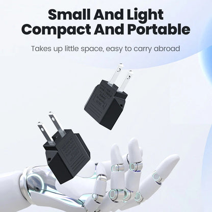 1-10PCS US Electrical Plug Adapter US America To EU European China CN Canada CA Travel Converter Plugs Power Socket AC Outlet Techelectronicx