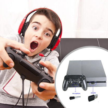 USB Bluetooth-compatible4.0 Wireless Audio Adapter Dongles Earphone Receiver Transmitter for PS4 for PS5 Controller TechElect