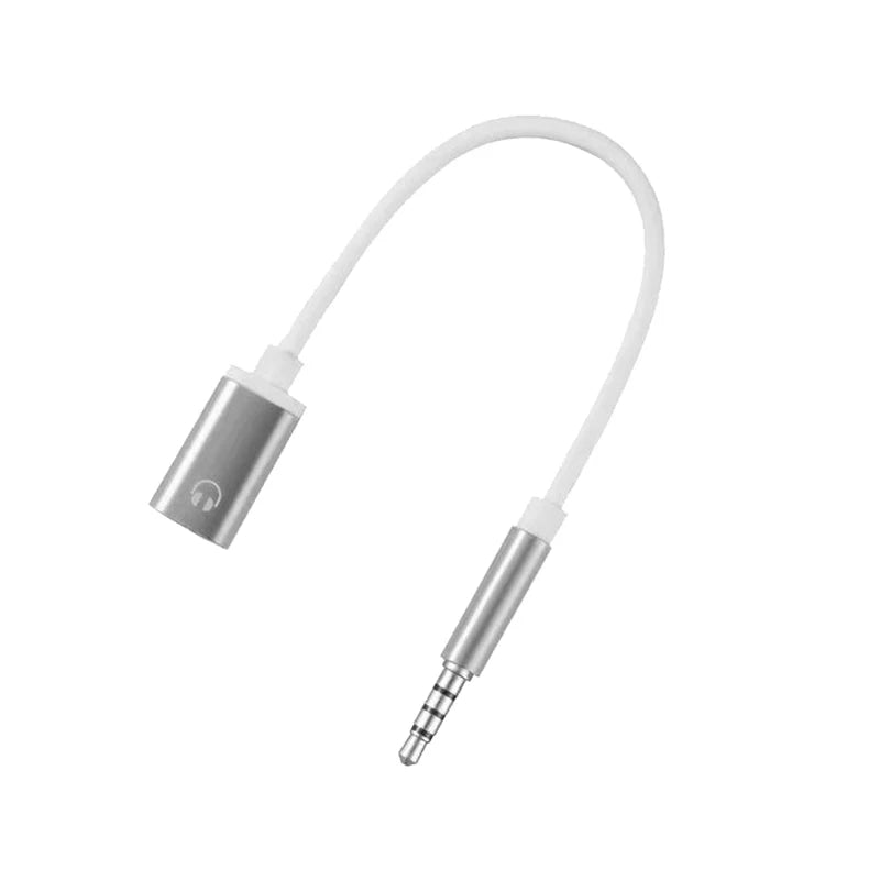 1 Pc 3.5mm Male To Type-C Female Headphone Aux Cable Converter Type-C To Flat Headphone Round Head Adapter Cable Techelectronicx