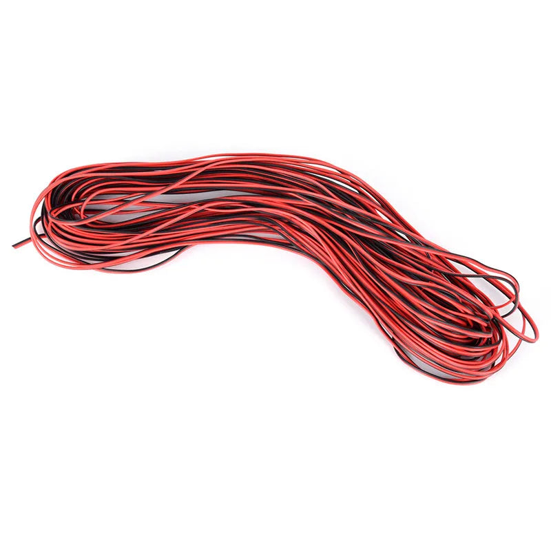 10m Extension Cable With 2pin 20 AWG For LED Strip Tape String Connect  Electrical Wire Techelectronicx