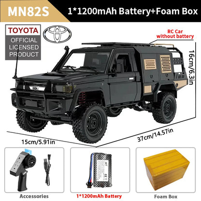ZWN MN82 MN82S LC79 1/12 Full Scale RC Pickup Short Truck 4WD Remote Control Climbing Off-road Car Toys for Kids Christmas Gifts Techelectronicx