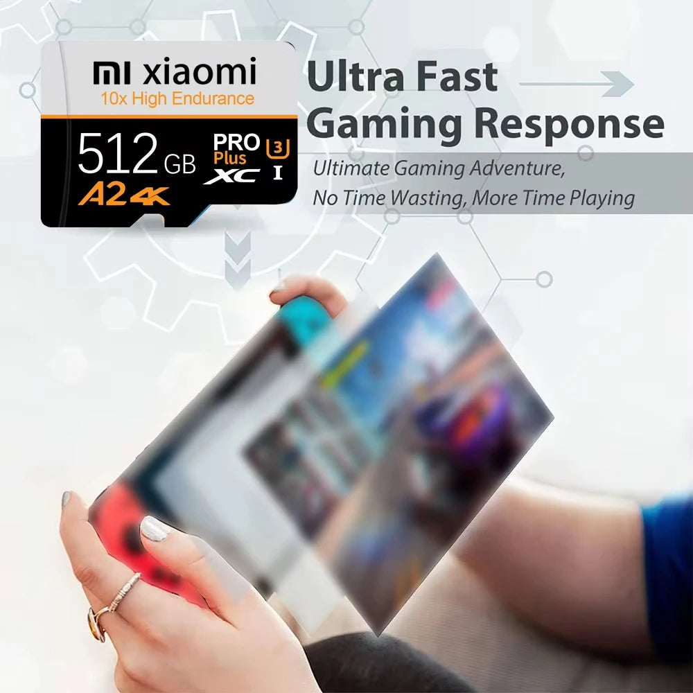 Xiaomi 2TB 1TB Micro Memory Card Class10 A2 Micro TF SD Card 128GB 512GB Cartao De Memoria SD Card For Camera Nintendo Switch PC Techelectronicx