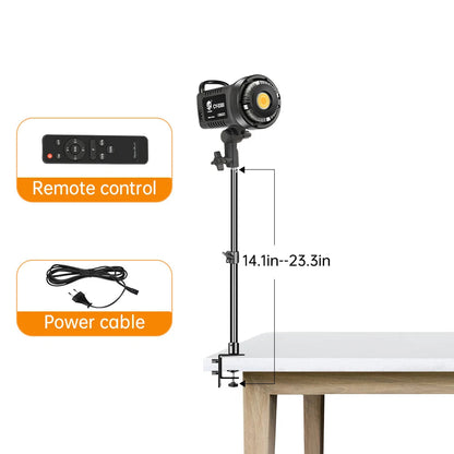 100W Photography LED Video Light  Daylight-Balanced Sun Lamp for Portrait Flash Studio Accessories Youtube Live Techelectronicx