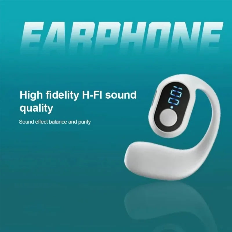 Bluetooth 5.3 Headphone TWS Wireless Ear Hook Earphone HiFi Stereo Noise Reduction Headset Waterproof Earbud for Huawi Xiami - TechElect