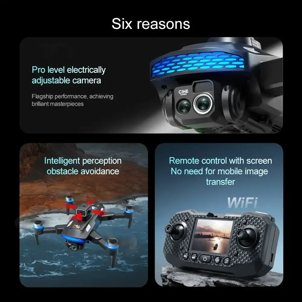 Xiaomi Mijia M6 Drone 8K Pro with 5G WIFI FPV HD Camera for Professional Aerial Shots With screen Remote control RC Quadcopter